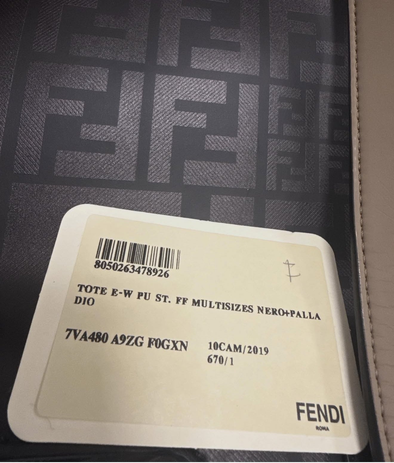 Fendi Shopping Tote