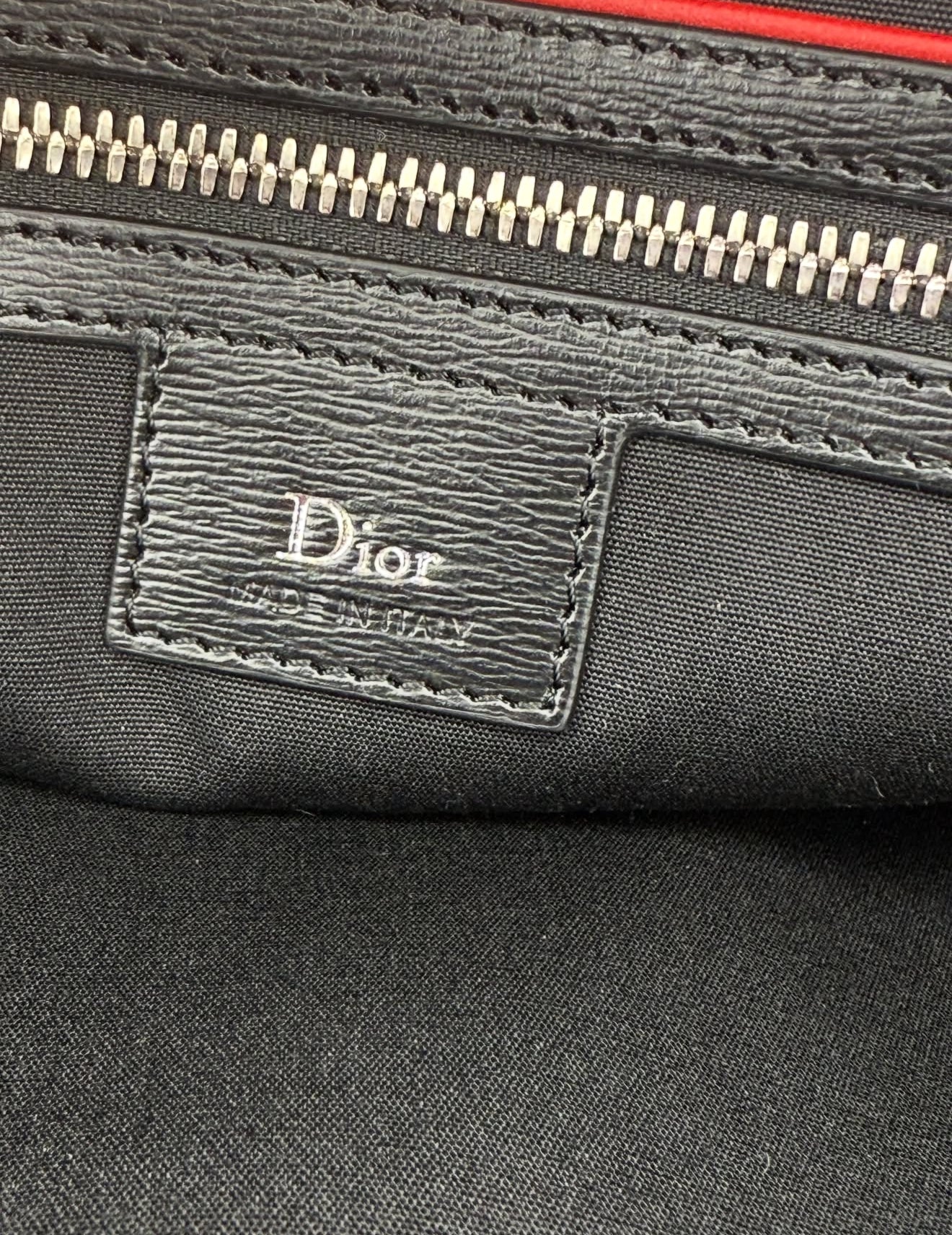 Briefcase Dior logo jacquard