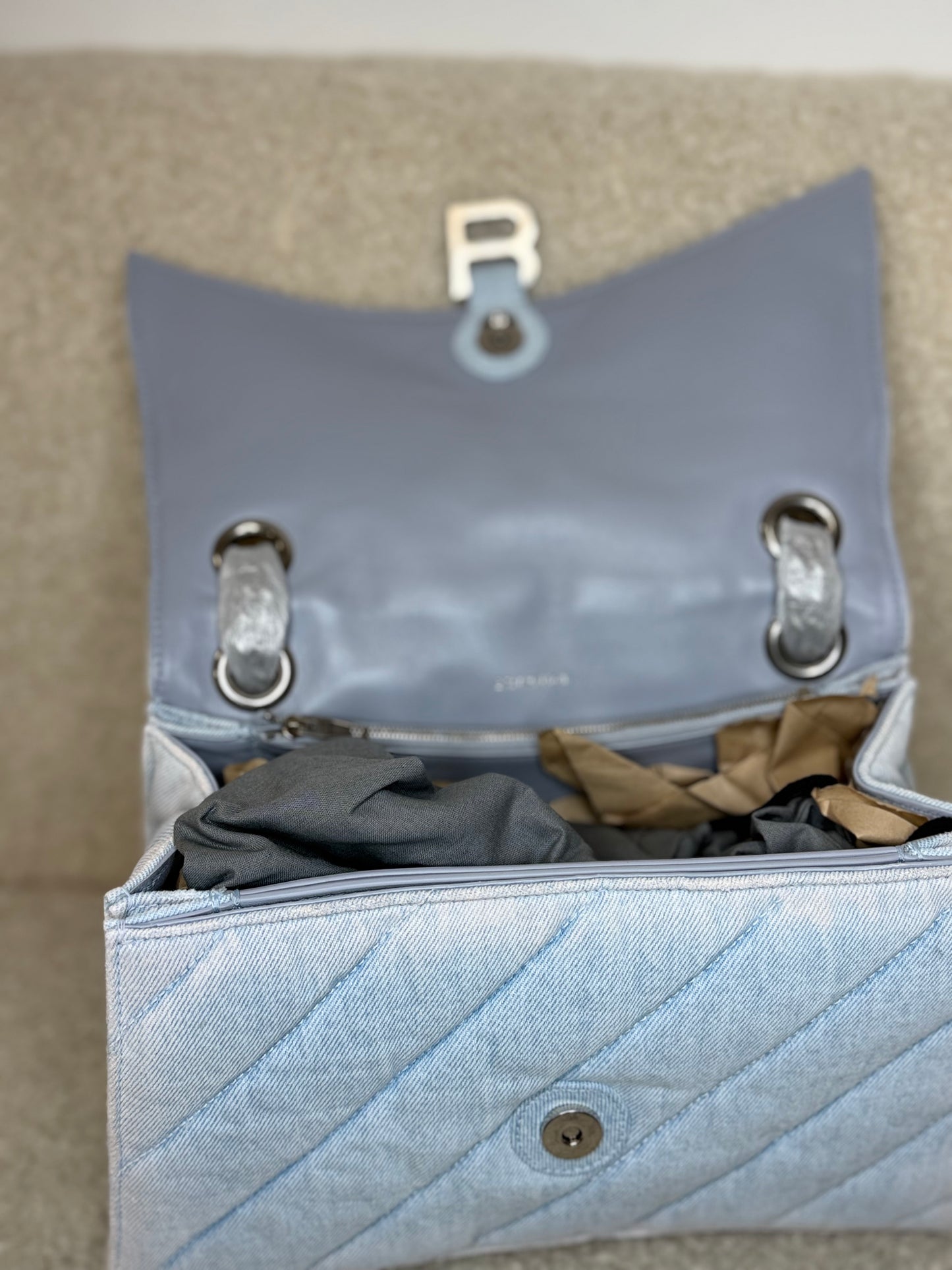 Balenciaga Crush Medium Denim