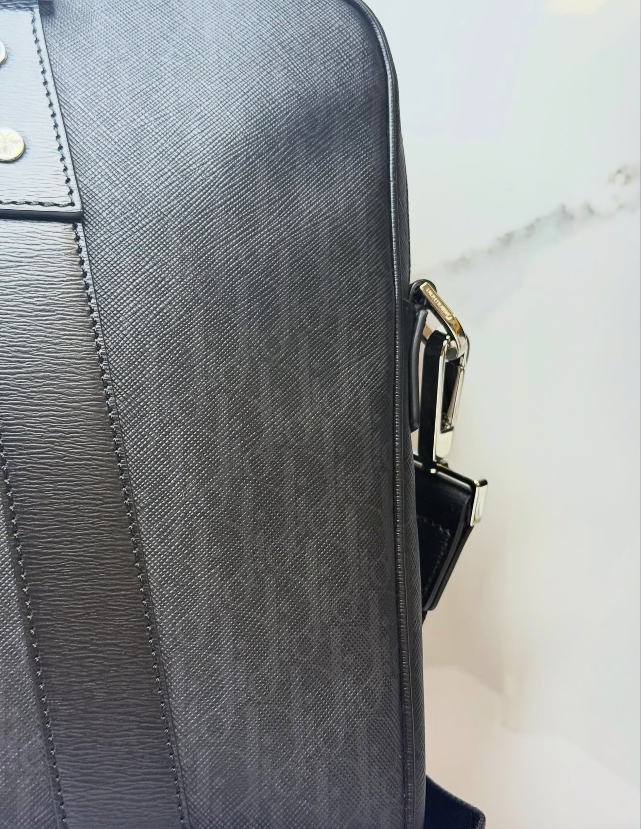 Briefcase Dior logo jacquard