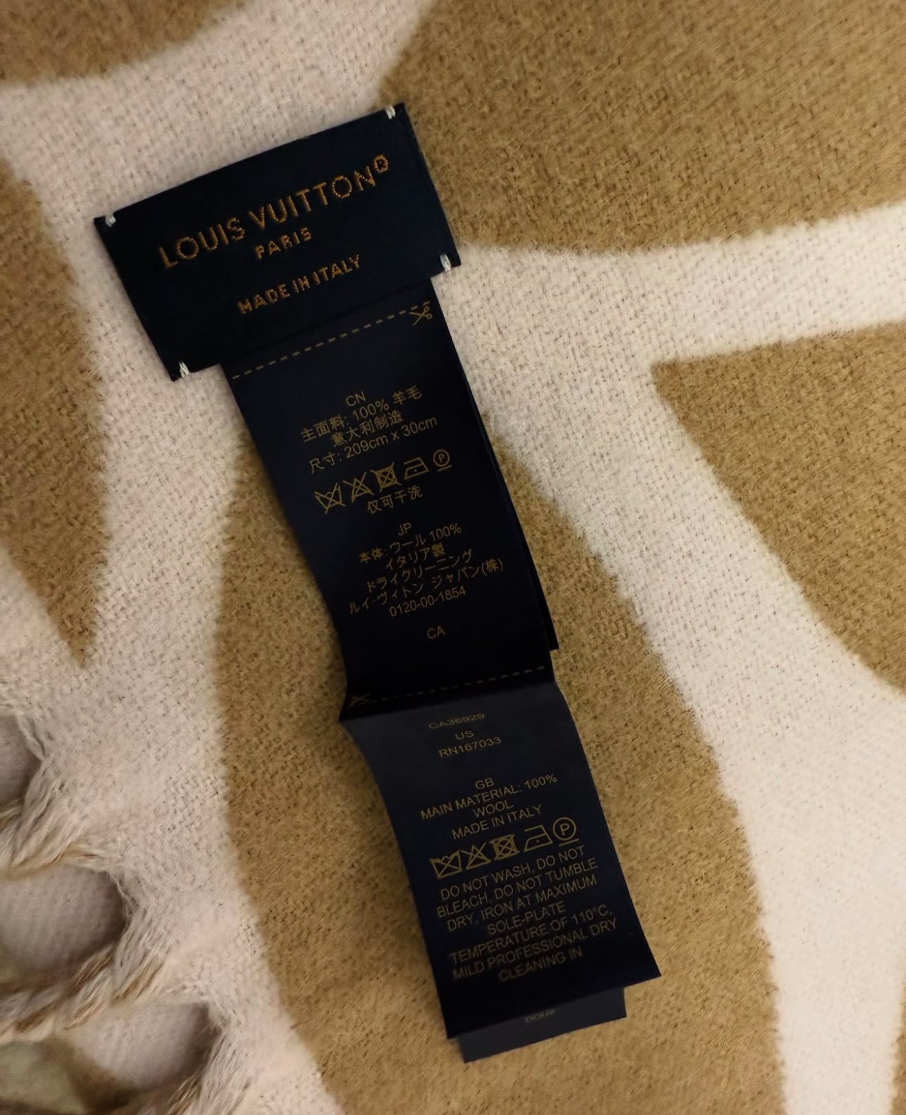 Louis Vuitton Medallion sciarpa