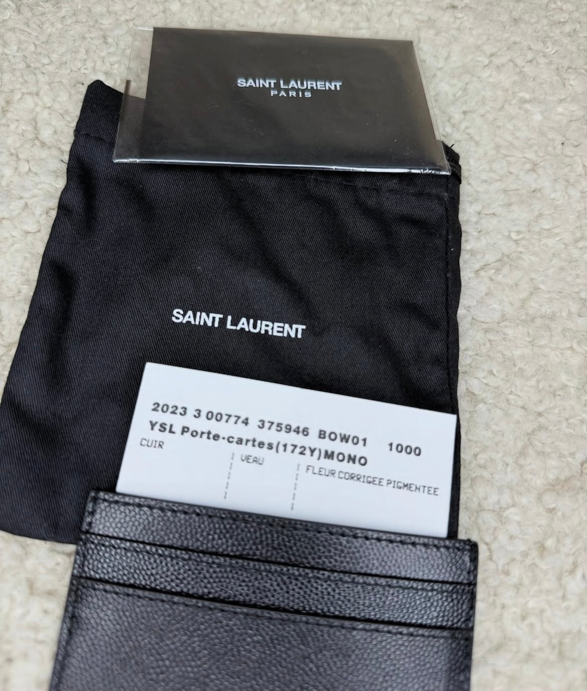 Portacarte Saint Laurent